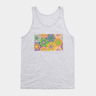 Boho patchwork mandela Tank Top